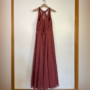 Azazie Mauve Maxi Dress